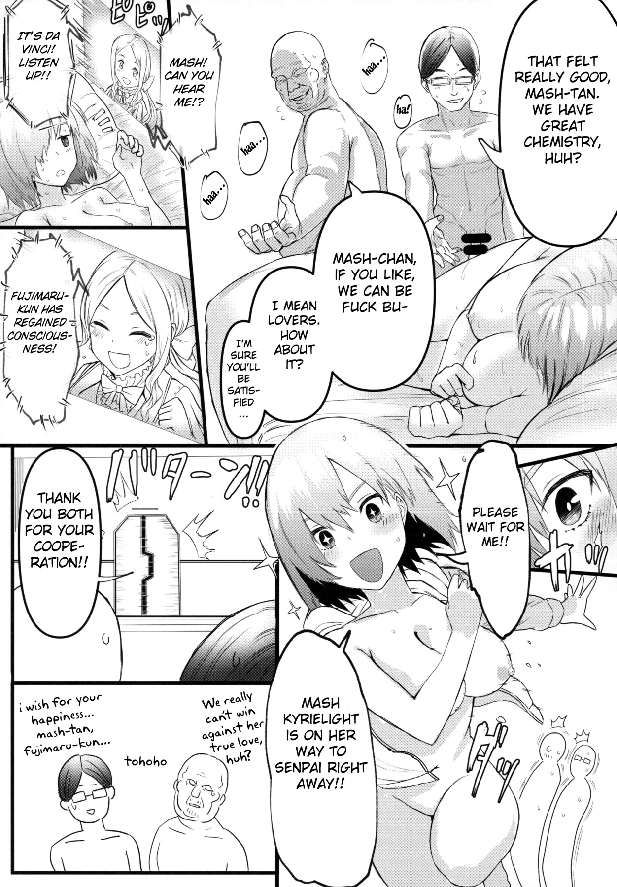 Hentai Manga Comic-Mash Does NTR with Her Seniors!-Read-24